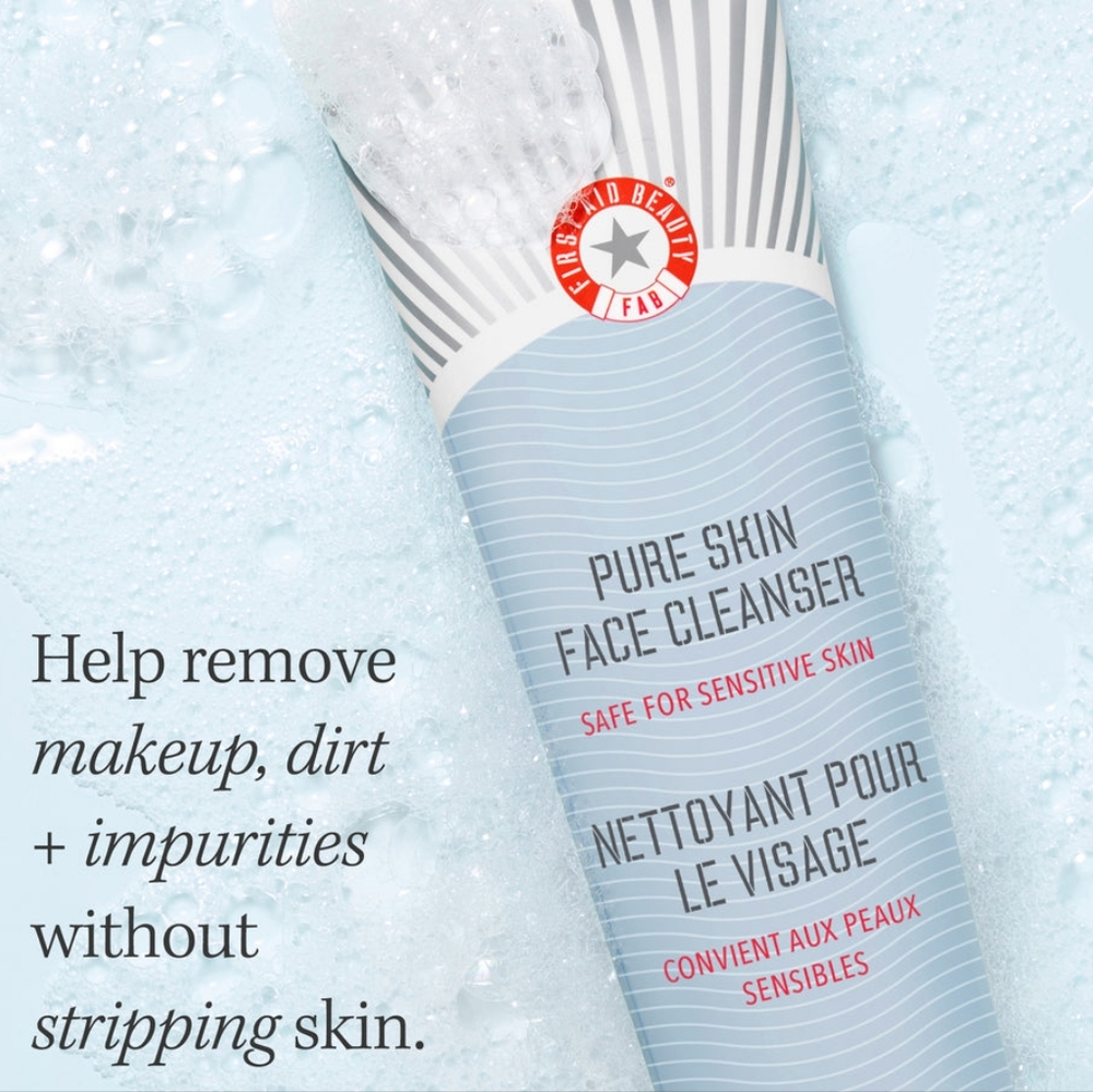 First Aid Beauty Pure Skin Face Cleanser, 142g/5.0oz - Picture 5 of 7